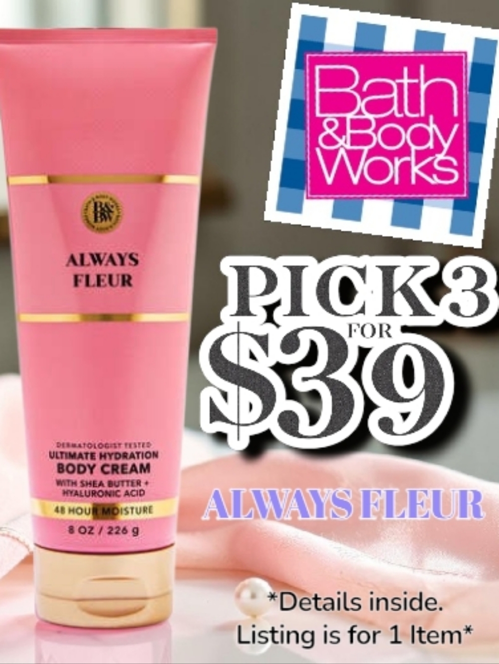 Bath & Body Works Always Fleur - LUXURY COLLECTION Body Cream
